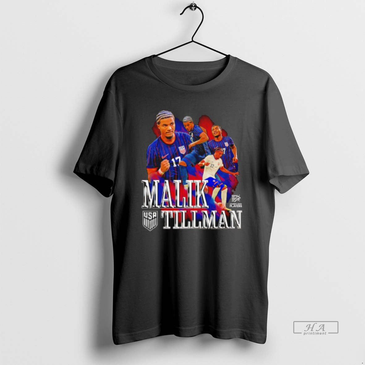 Official Malik Tillman Usmnt Player Collage T-Shirts, Hoodie, Sweatshirt - T-Shirt, Sweatshirt, Hoodie