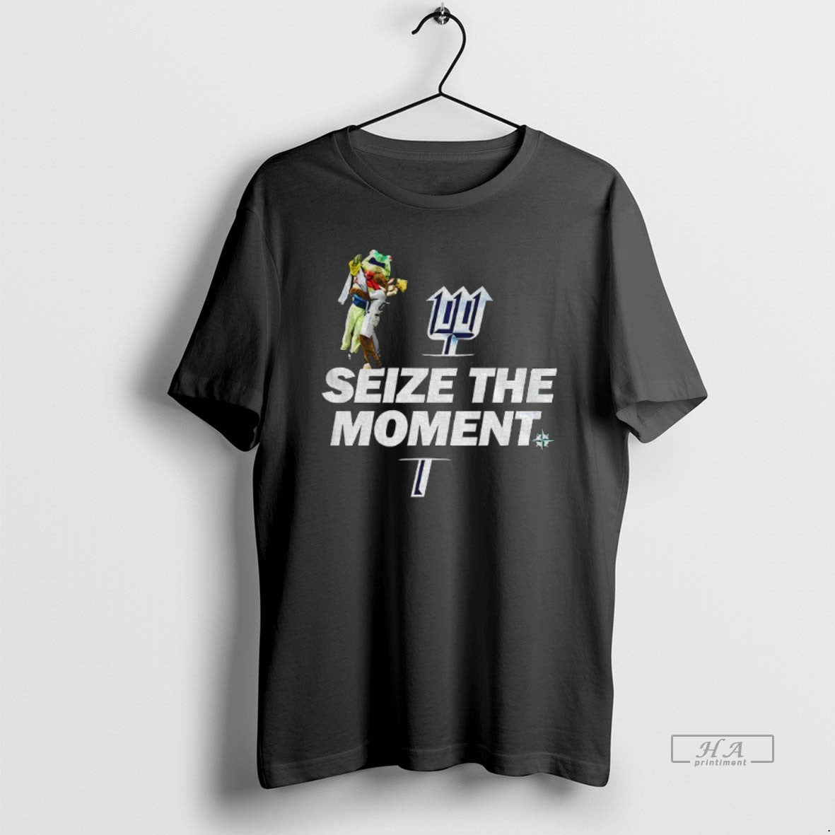 Official Mariner Moose Hug Humpy Salmon Trident Seattle Mariners Seize Moment T-Shirts, Hoodie, Sweatshirt - T-Shirt, Sweatshirt, Hoodie