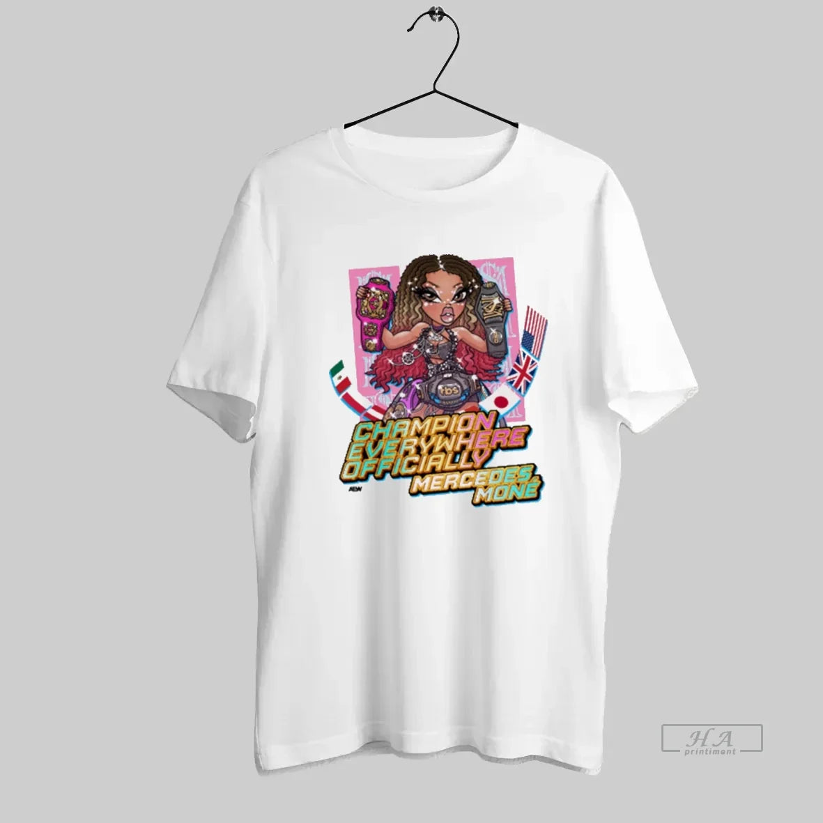 Official Mercedes Mone Champion Everywhere Aew 2025 T-Shirts, Hoodie, Sweatshirt - T-Shirt, Sweatshirt, Hoodie