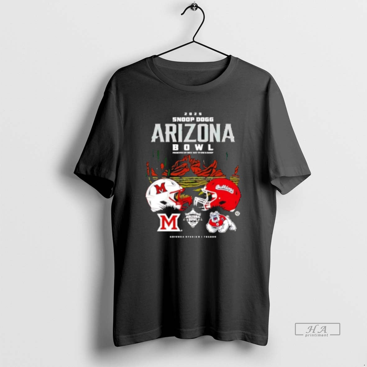 Official Miami Redhawks Vs Fresno State Bulldogs 2025 Snoop Dogg Arizona Bowl Head Head T-Shirts, Hoodie, Sweatshirt - T-Shirt, Sweatshirt, Hoodie