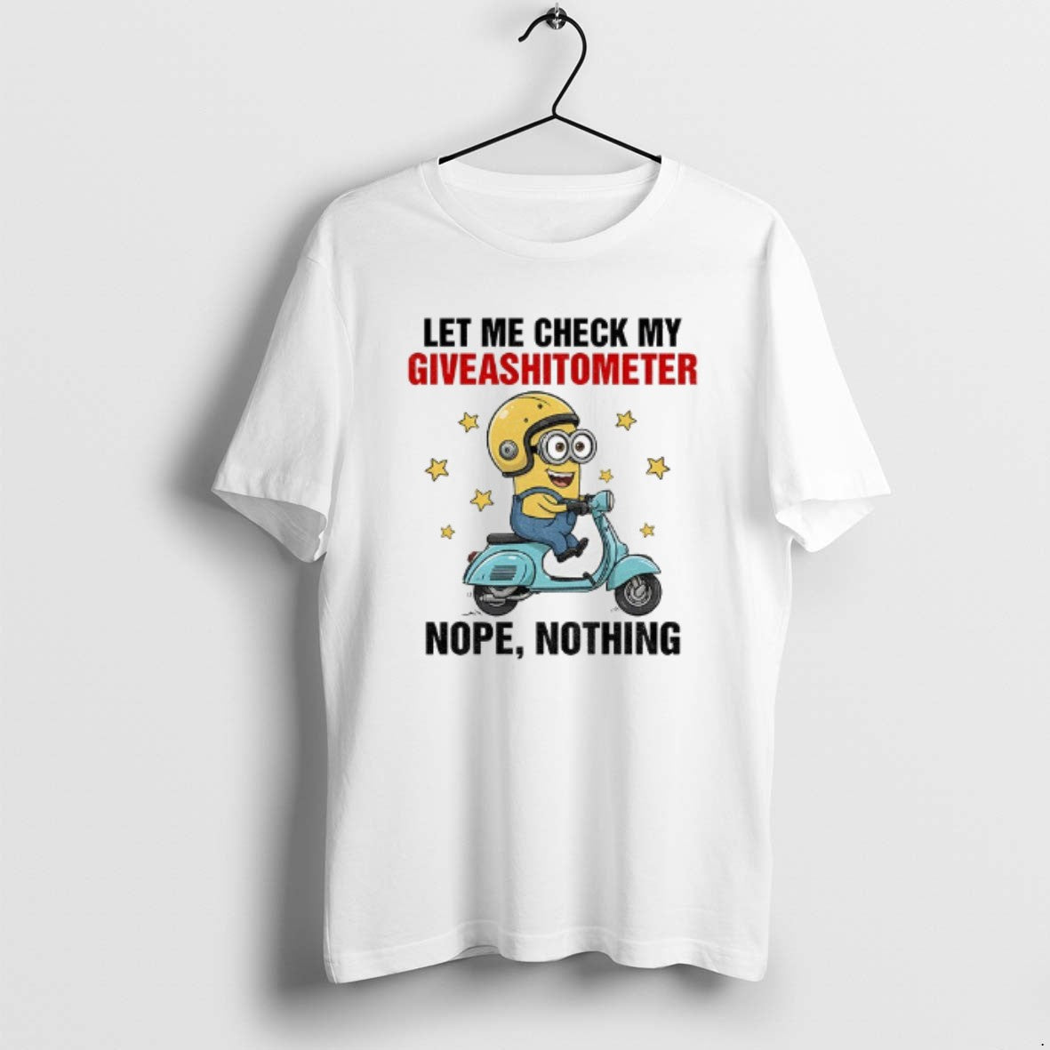 Official Minion Let Me Check My Giveashitometer Nope Nothing T-Shirts, Hoodie, Sweatshirt - T-Shirt, Sweatshirt, Hoodie