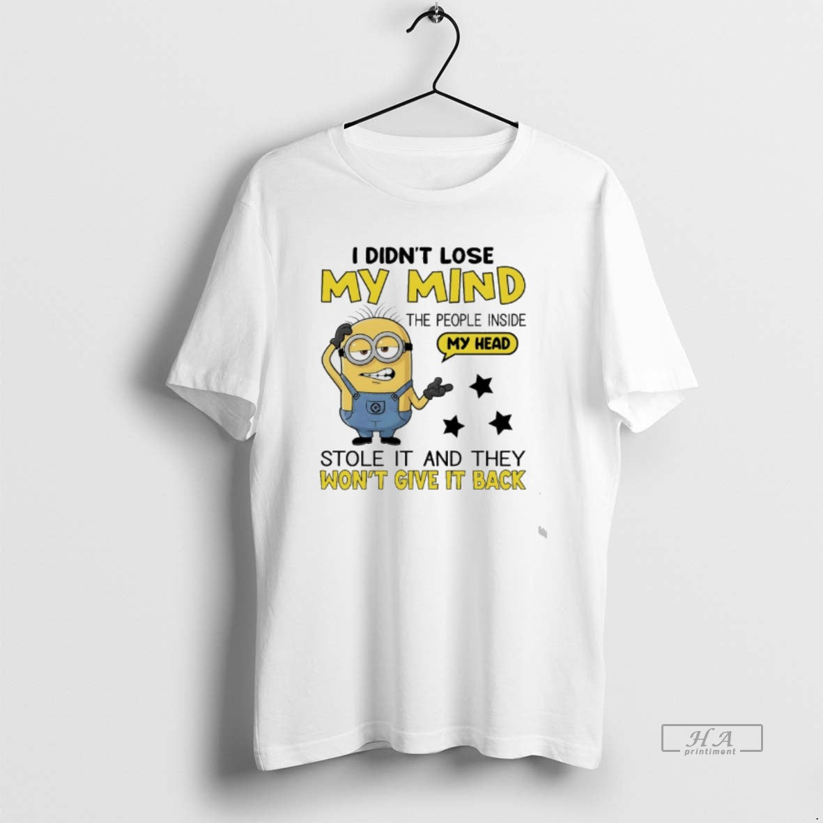 Official Minions I Didnt Lose My Mind People Inside My Head Stole T-Shirts, Hoodie, Sweatshirt - T-Shirt, Sweatshirt, Hoodie