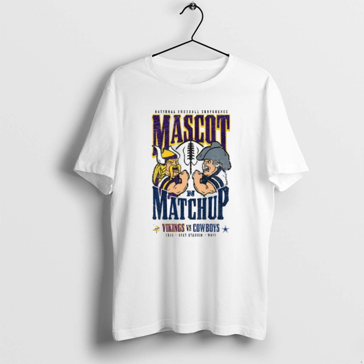 Official Minnesota Vikings Vs Dallas Cowboys National Football Conference 2025 T-Shirts, Hoodie, Sweatshirt - T-Shirt, Sweatshirt, Hoodie