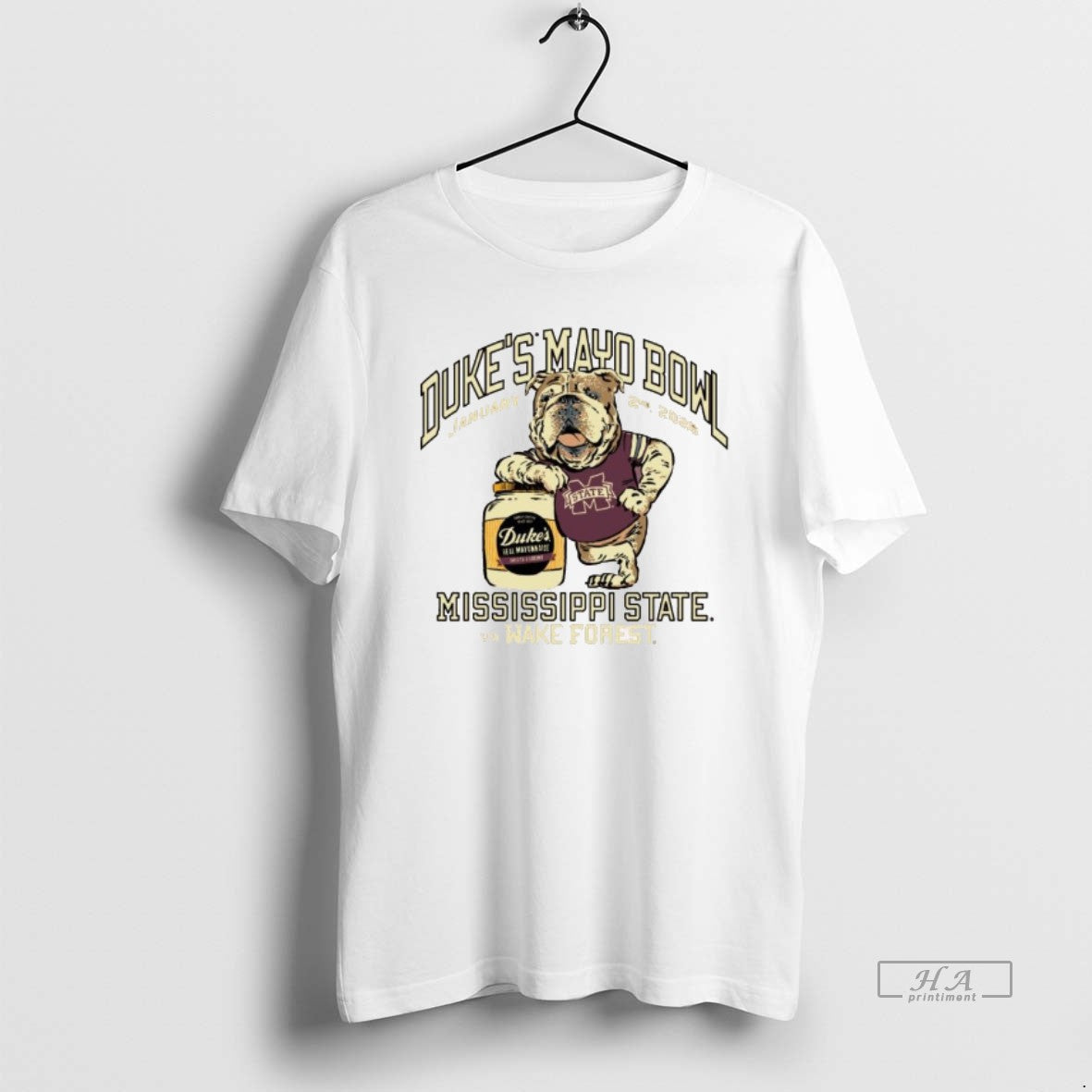 Official Mississippi State Vs Wake Forest Dukes Mayo Bowl Jan 2nd 2026 Mascot T-Shirts, Hoodie, Sweatshirt - T-Shirt, Sweatshirt, Hoodie