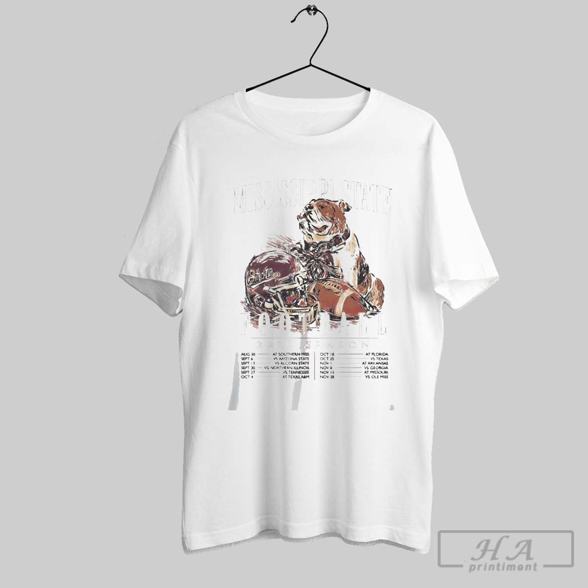 Official Mississippi State Football Schedule 2025 Season T-Shirts, Hoodie, Sweatshirt - T-Shirt, Sweatshirt, Hoodie