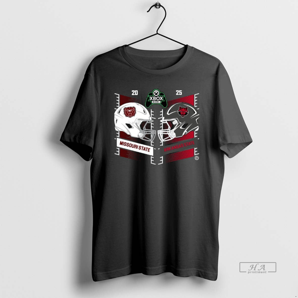 Official Missouri State Bears Vs Arkansas State Red Wolves 2025 Xbox Bowl Helmet T-Shirts, Hoodie, Sweatshirt - T-Shirt, Sweatshirt, Hoodie