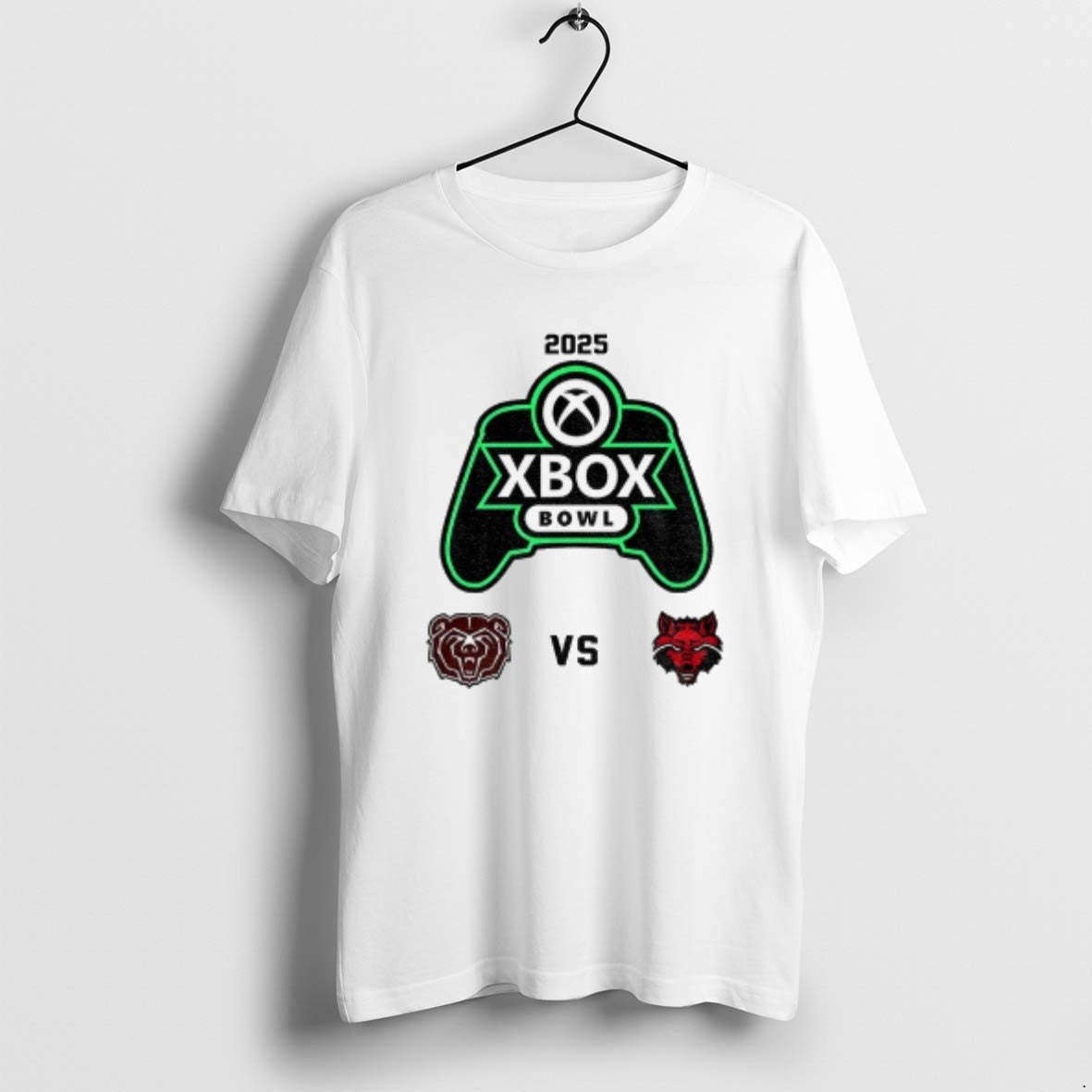 Official Missouri State Bears Vs Arkansas State Red Wolves 2025 Xbox Bowl Matchup T-Shirts, Hoodie, Sweatshirt - T-Shirt, Sweatshirt, Hoodie
