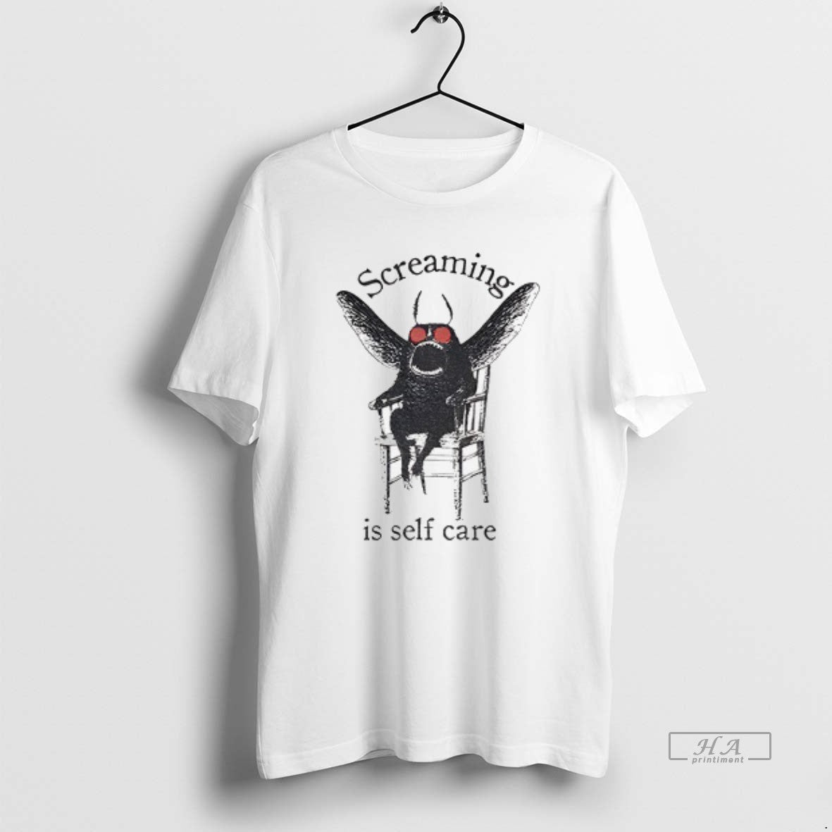 Official Mothman Shenanigan Screaming Is Self Care T-Shirts, Hoodie, Sweatshirt - T-Shirt, Sweatshirt, Hoodie