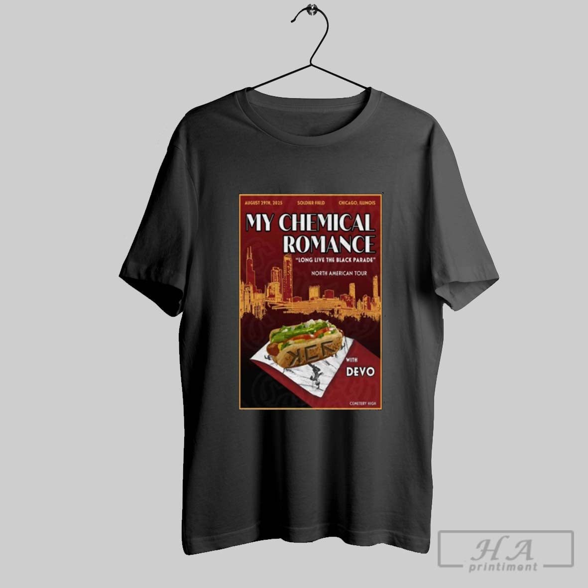 Official My Chemical Romance August 29 2025 Concert Chicago Il Devo T-Shirts, Hoodie, Sweatshirt - T-Shirt, Sweatshirt, Hoodie