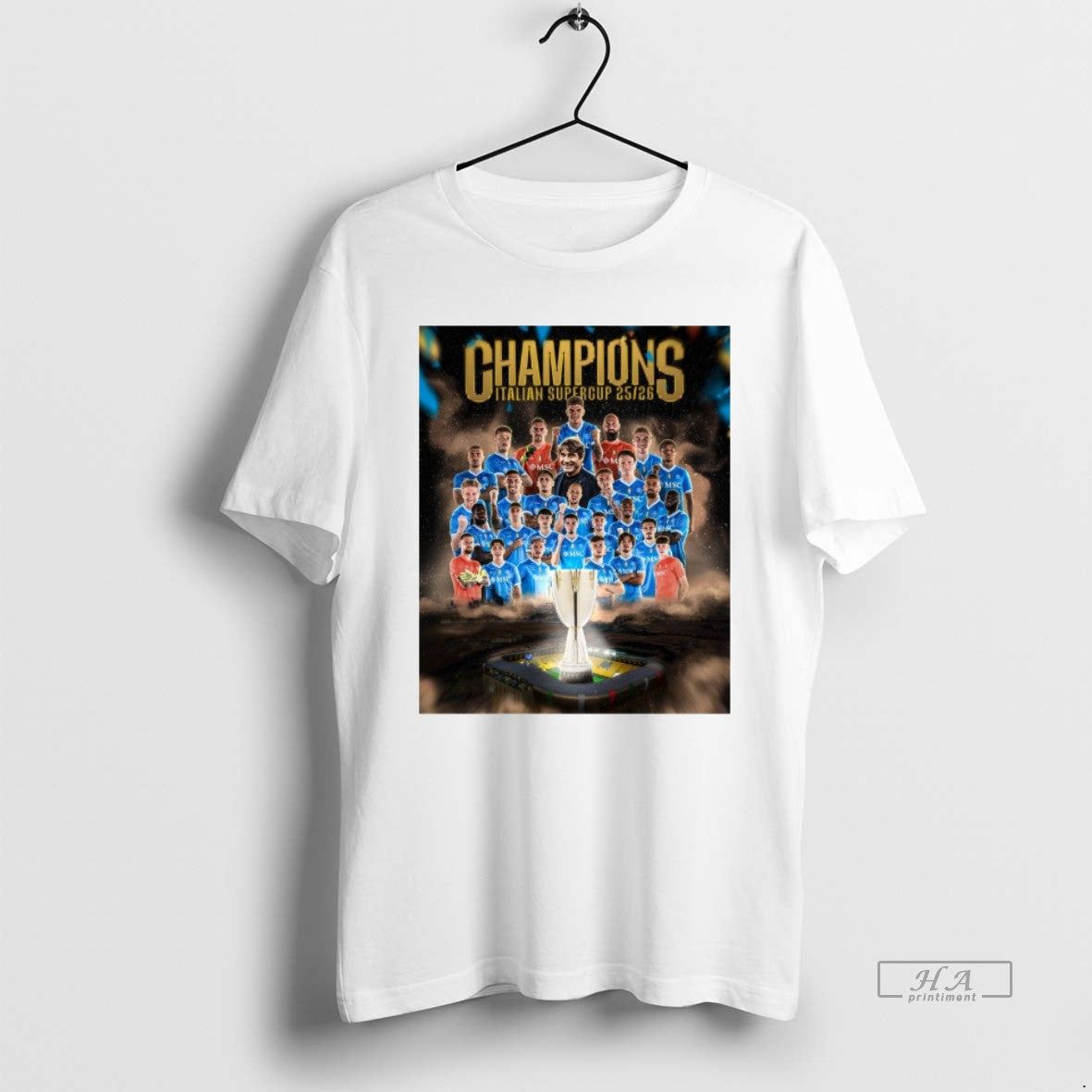 Official Napoli Defeated Bologna Football 2025 26 Italian Super Cup Champions T-Shirts, Hoodie, Sweatshirt - T-Shirt, Sweatshirt, Hoodie