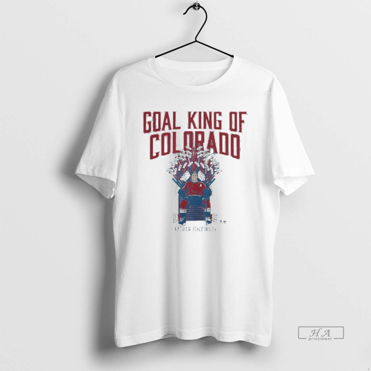 Official Nathan Mackinnon Goal King Colorado T-Shirts, Hoodie, Sweatshirt - T-Shirt, Sweatshirt, Hoodie