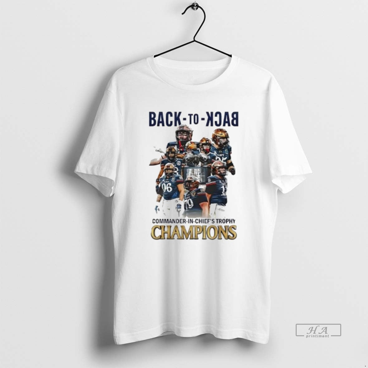 Official Navy Midshipmen Game Back Back Commander Chiefs Trophy Champions T-Shirts, Hoodie, Sweatshirt - T-Shirt, Sweatshirt, Hoodie