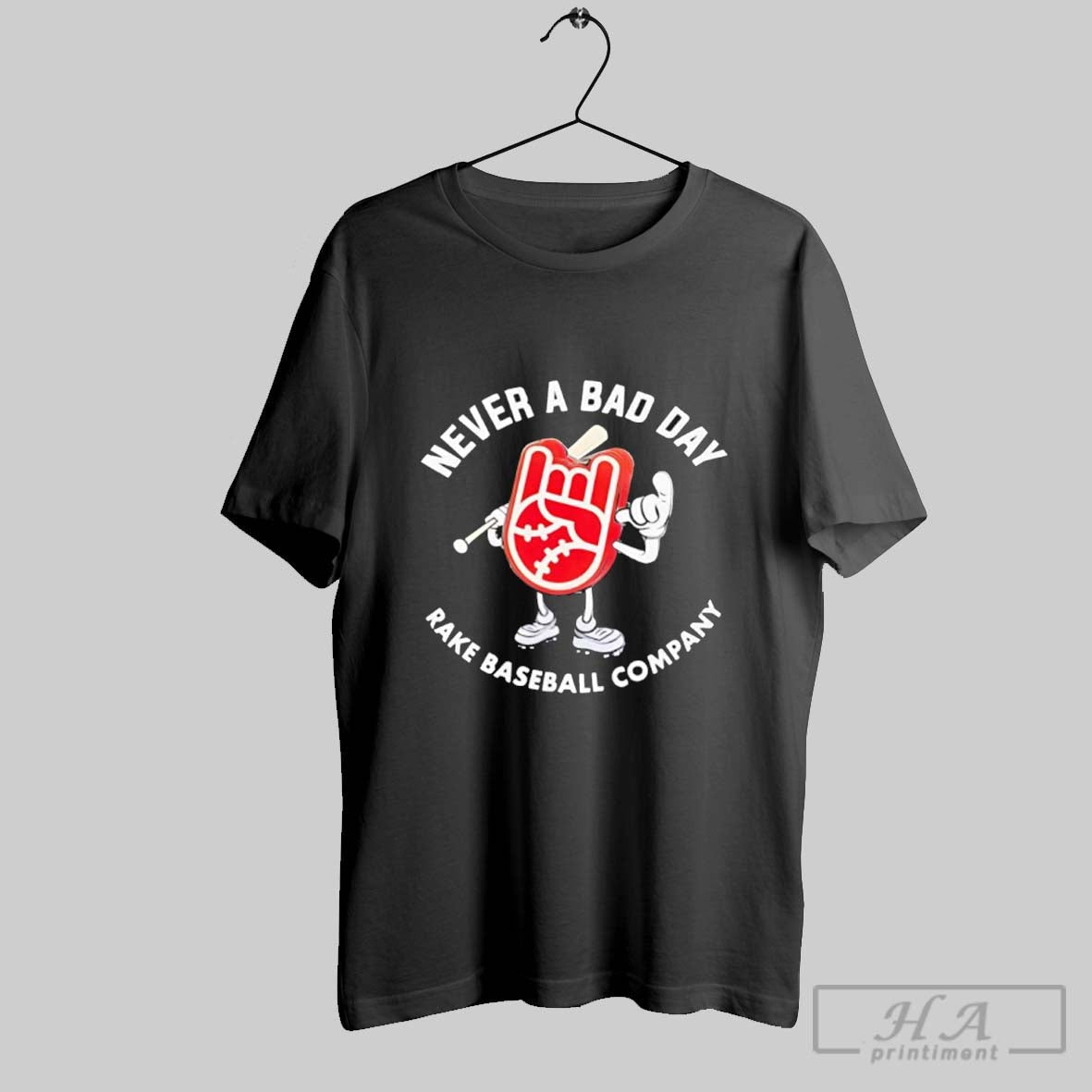 Official Never Bad Day Rake Baseball Company T-Shirts, Hoodie, Sweatshirt - T-Shirt, Sweatshirt, Hoodie