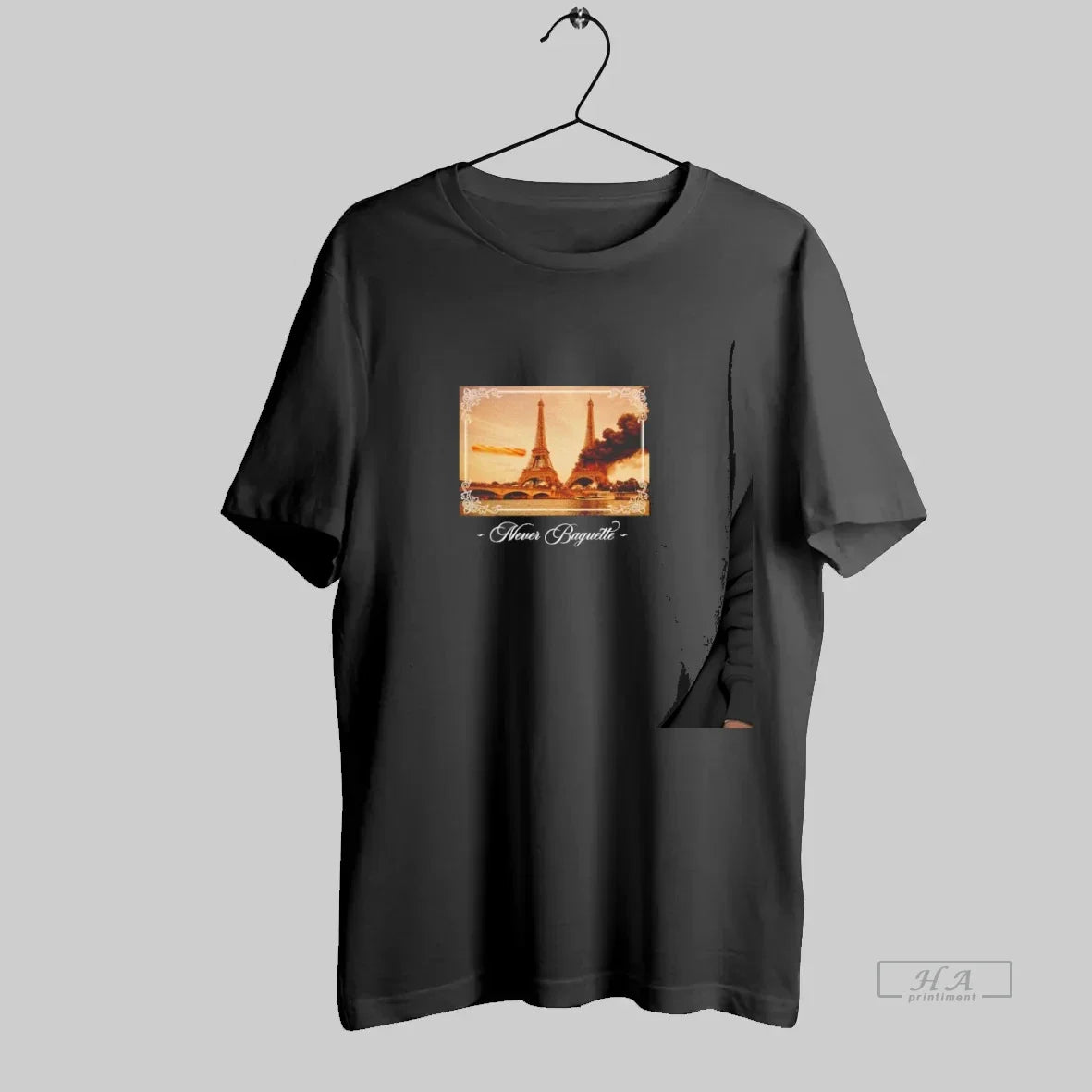 Official Never Baguette Eiffel T-Shirts, Hoodie, Sweatshirt - T-Shirt, Sweatshirt, Hoodie