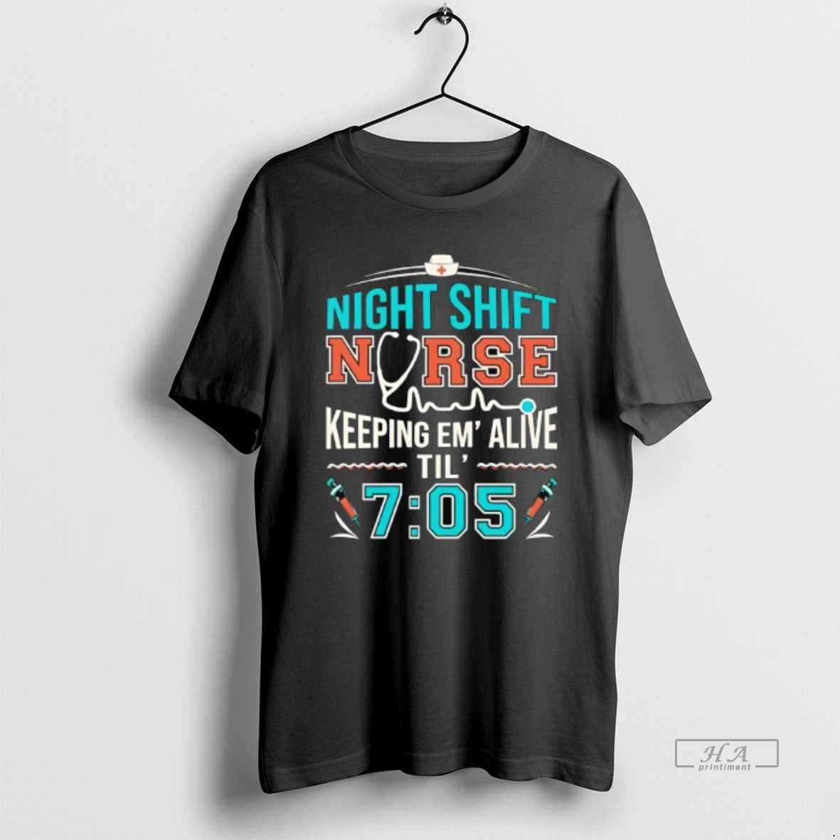 Official Night Shift Nurse Keeping Em Alive Til 7 05 T-Shirts, Hoodie, Sweatshirt - T-Shirt, Sweatshirt, Hoodie