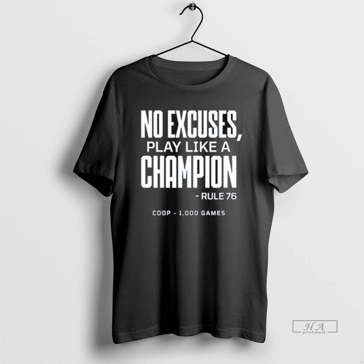 Official No Excuses Play Like Champion Rule 76 Tampa Bay Lightning Jon Cooper 1000 T-Shirts, Hoodie, Sweatshirt - T-Shirt, Sweatshirt, Hoodie