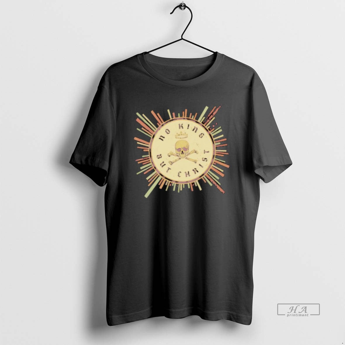 Official No King But Christ Retro Seal T-Shirts, Hoodie, Sweatshirt - T-Shirt, Sweatshirt, Hoodie