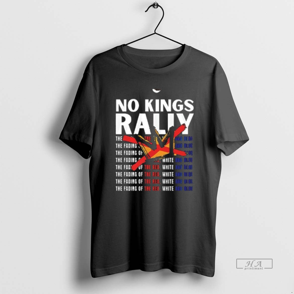 Official No Kings Rally Fading Red T-Shirts, Hoodie, Sweatshirt - T-Shirt, Sweatshirt, Hoodie