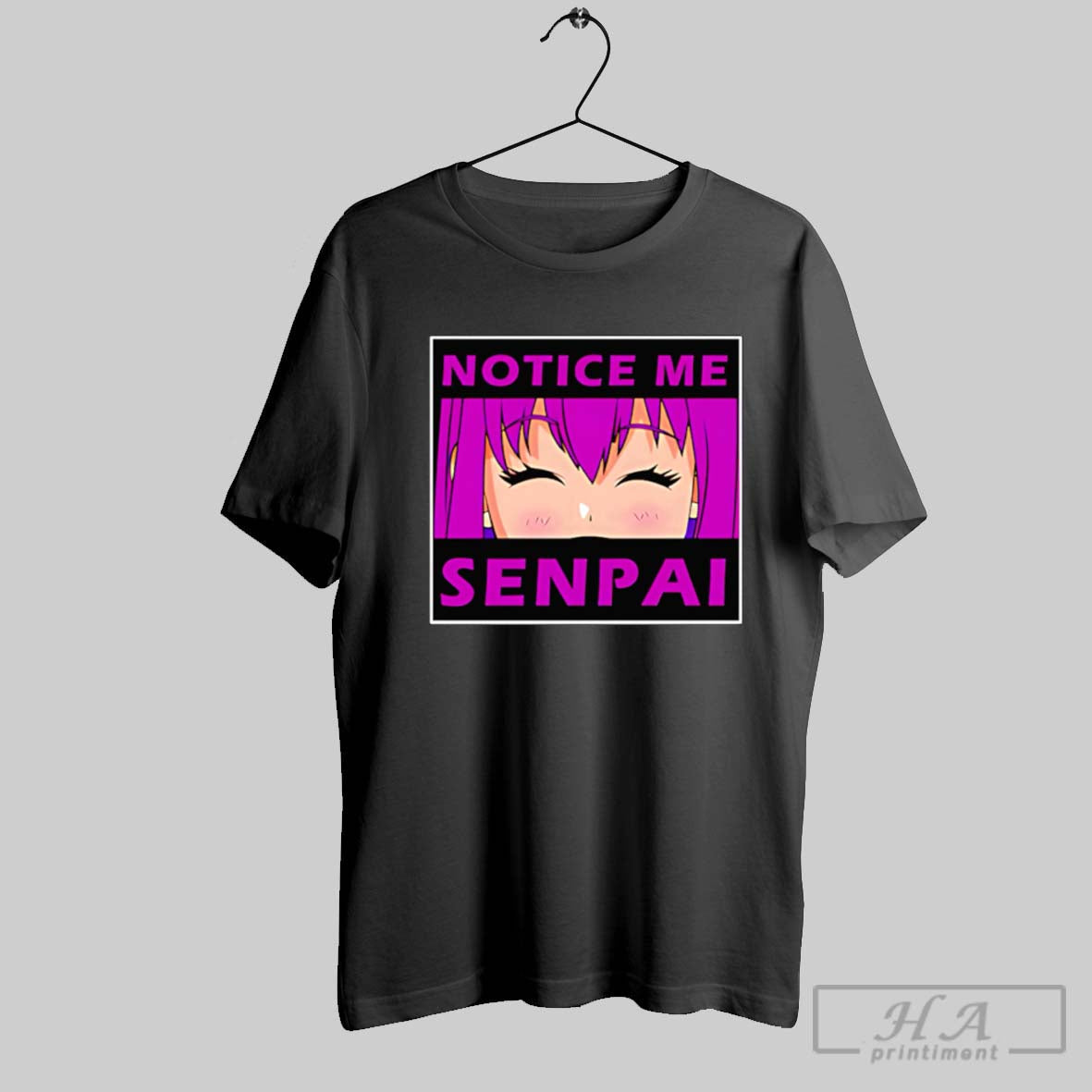 Official Notice Me Senpai Poster T-Shirts, Hoodie, Sweatshirt - T-Shirt, Sweatshirt, Hoodie