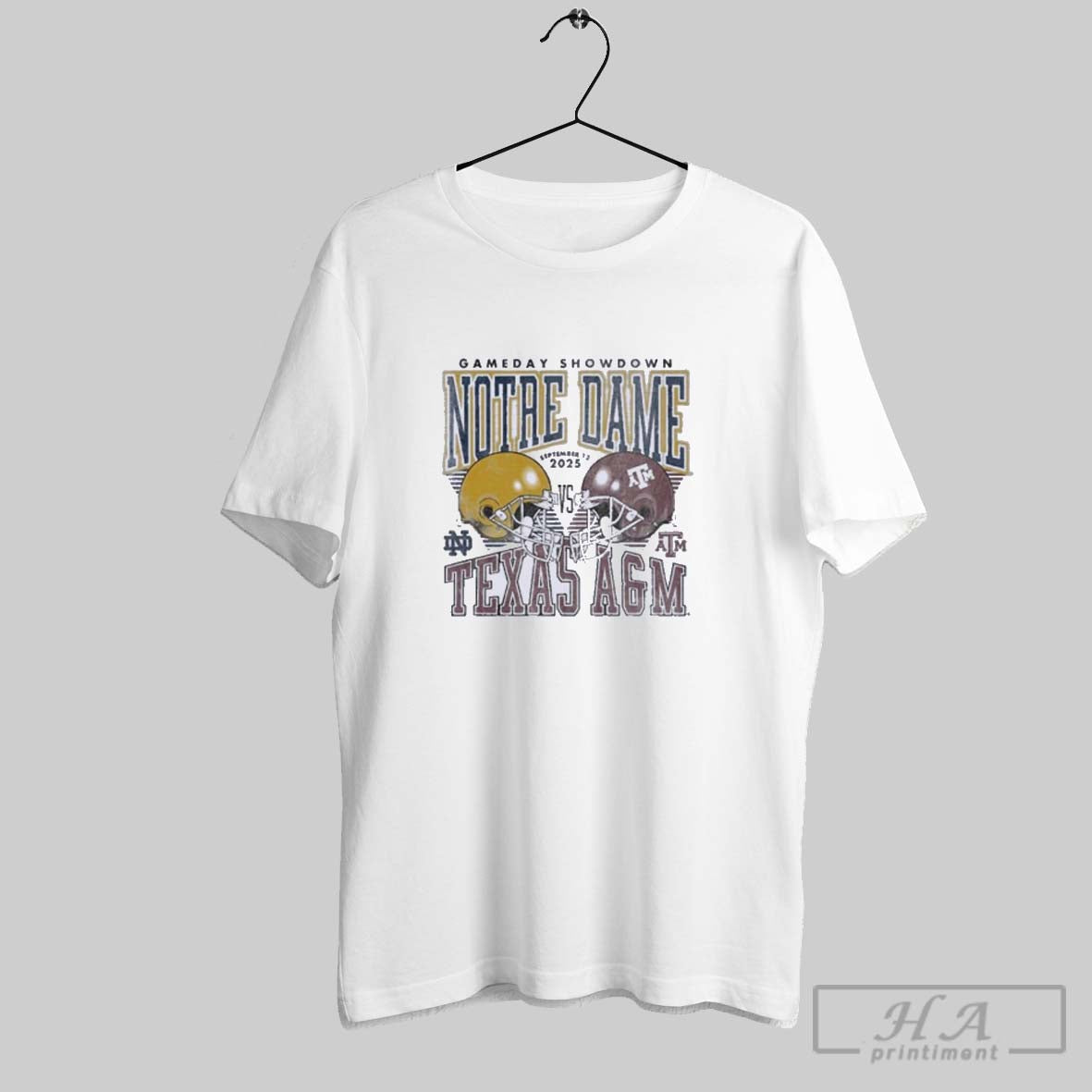 Official Notre Dame Fighting Irish Vs Texas Am Aggies 2025 Gameday Showdown Football T-Shirts, Hoodie, Sweatshirt - T-Shirt, Sweatshirt, Hoodie
