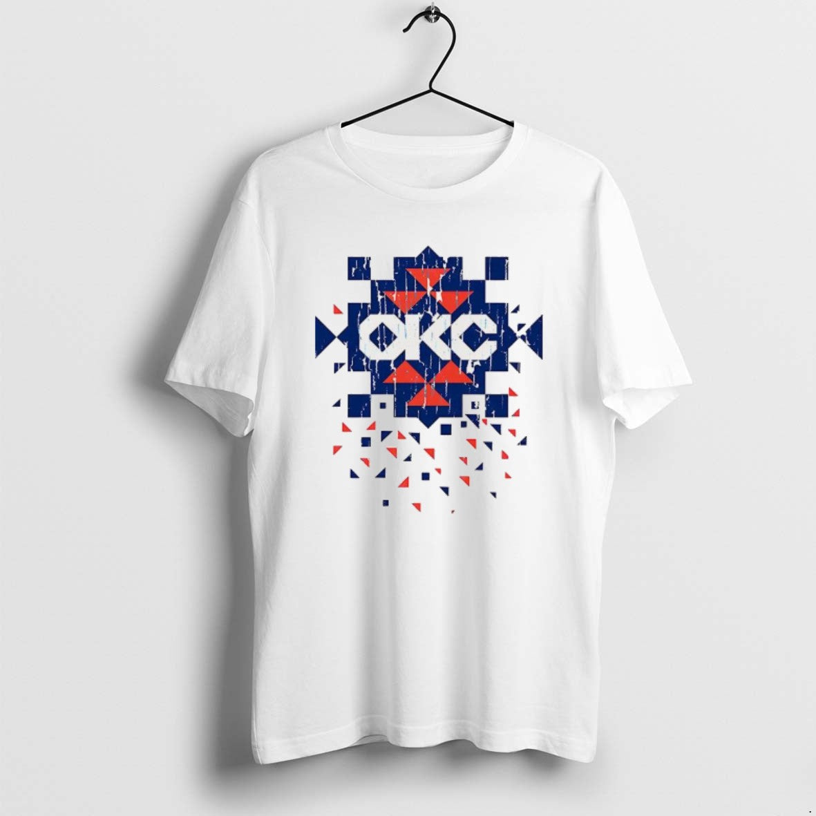 Official Okc Thunder Diamond Pattern Native T-Shirts, Hoodie, Sweatshirt - T-Shirt, Sweatshirt, Hoodie