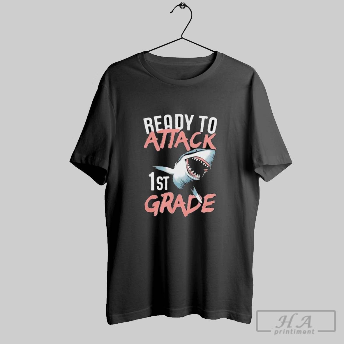 Official Official Ready Attack 1st Grade Shark Shirts T-Shirts, Hoodie, Sweatshirt - T-Shirt, Sweatshirt, Hoodie
