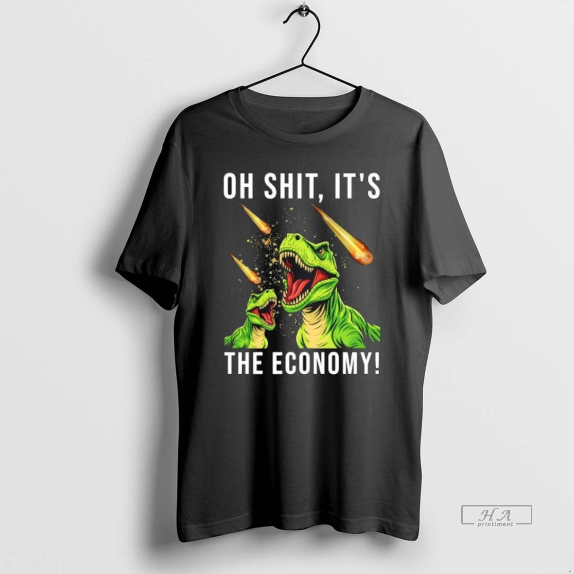 Official Oh Shit Economy T Rex T-Shirts, Hoodie, Sweatshirt - T-Shirt, Sweatshirt, Hoodie