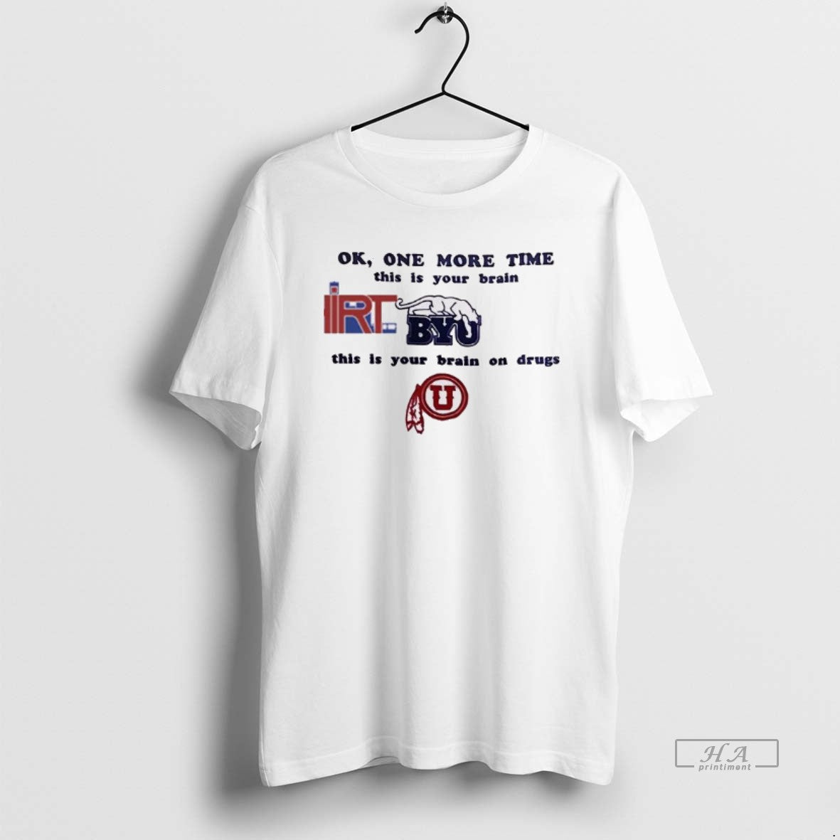 Official Ok One More Time This Is Your Brain Byu Cougars This Is Your Brain T-Shirts, Hoodie, Sweatshirt - T-Shirt, Sweatshirt, Hoodie
