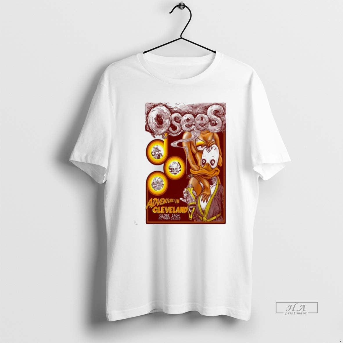Official Osees October 28 2025 Globe Iron Cleveland Oh T-Shirts, Hoodie, Sweatshirt - T-Shirt, Sweatshirt, Hoodie
