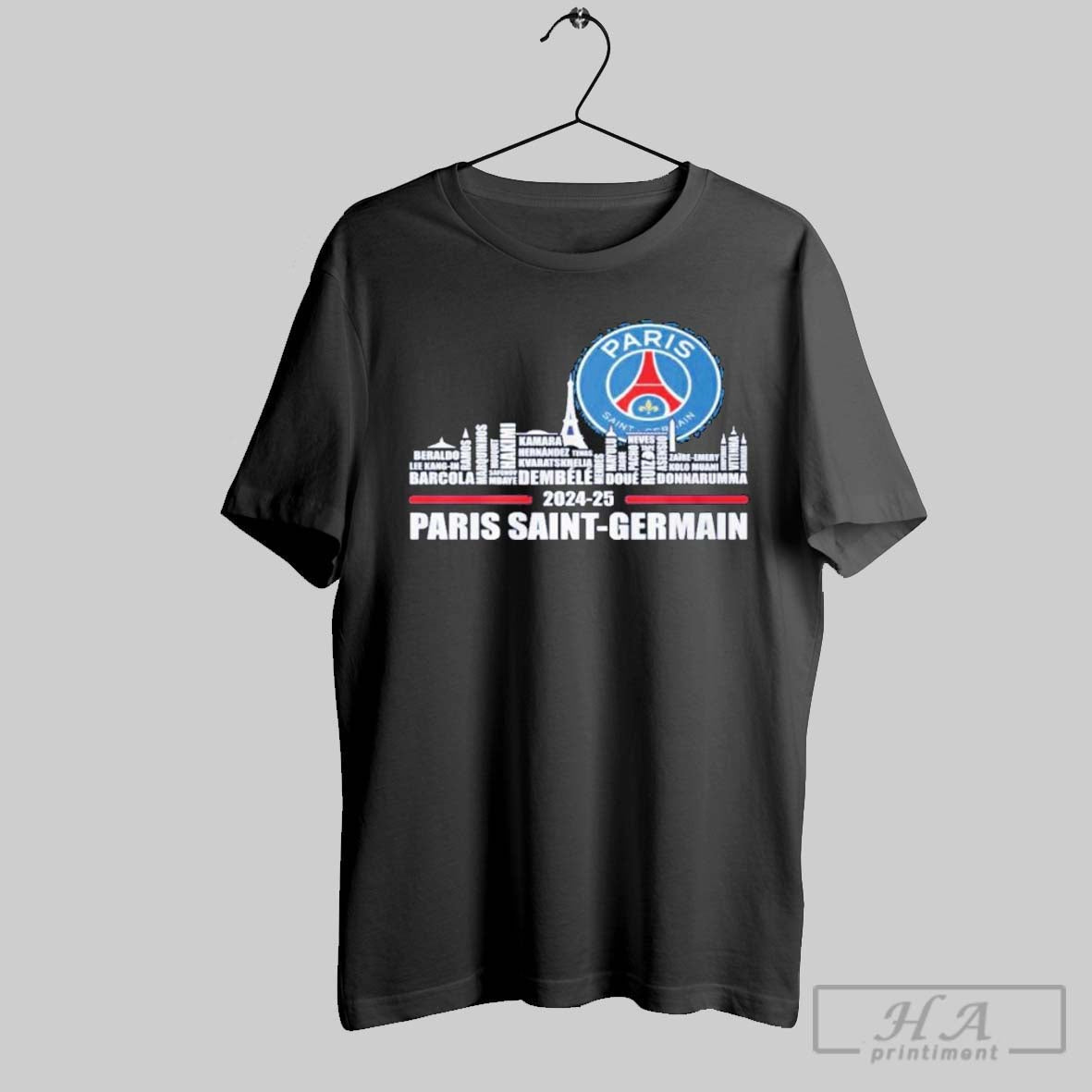 Official Paris Saint Germain 2024 25 Skyline City Players Names T-Shirts, Hoodie, Sweatshirt - T-Shirt, Sweatshirt, Hoodie