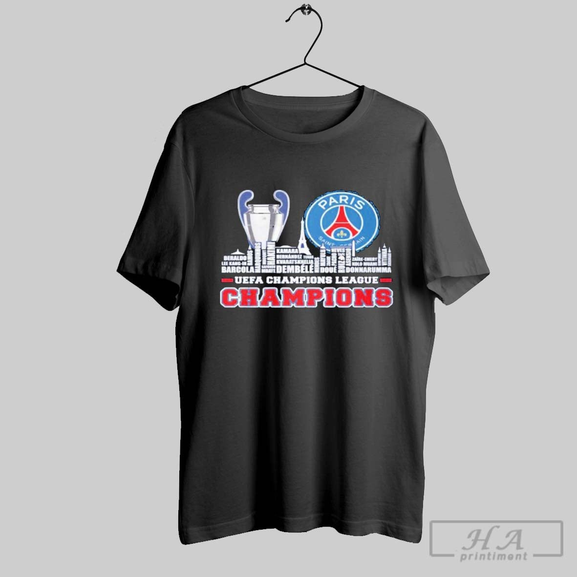 Official Paris Saint Germain Uefa Champions League 2024 25 Skyline City Players Names T-Shirts, Hoodie, Sweatshirt - T-Shirt, Sweatshirt, Hoodie