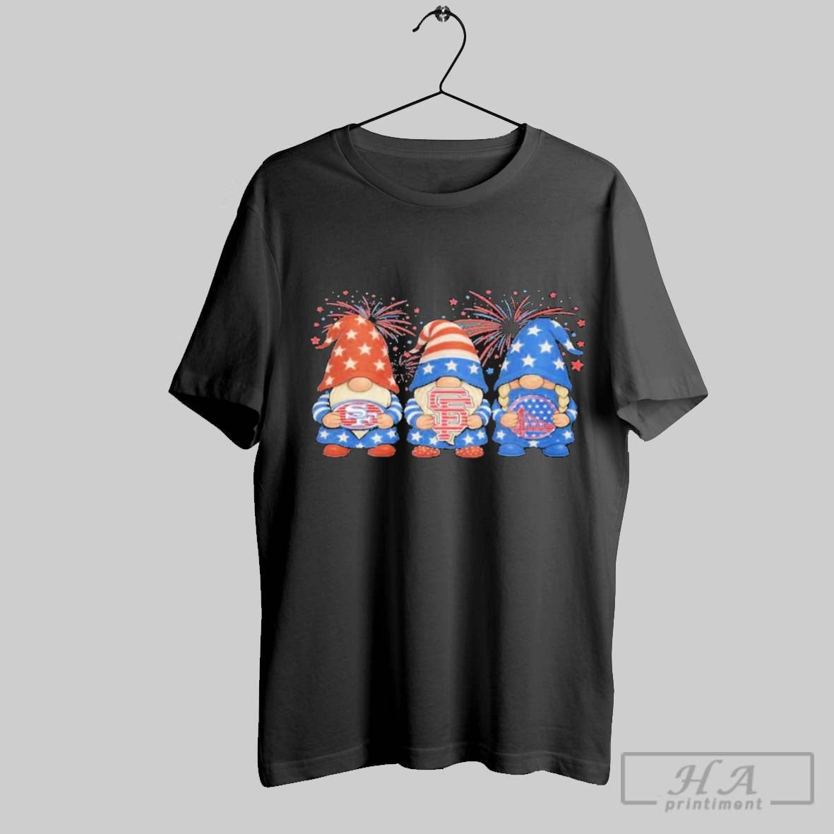 Official Patriotic Gnomes Decor San Francisco Giants 49ers T-Shirts, Hoodie, Sweatshirt - T-Shirt, Sweatshirt, Hoodie