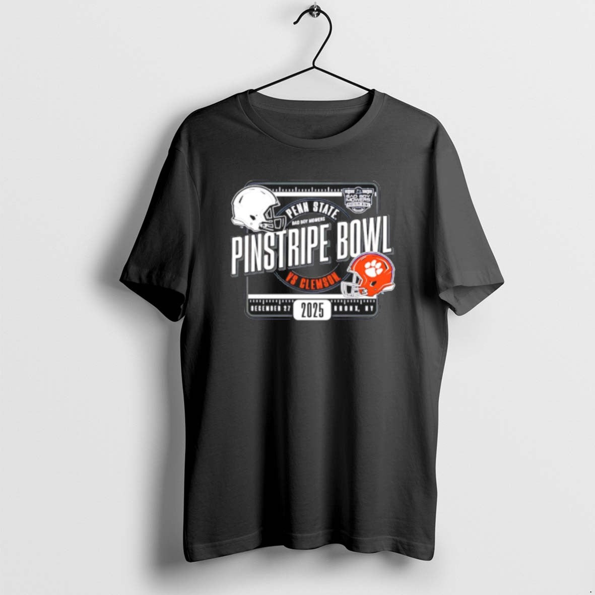 Official Penn State Vs Clemson 2025 Bad Boy Mowers Pinstripe Bowl Helmets T-Shirts, Hoodie, Sweatshirt - T-Shirt, Sweatshirt, Hoodie