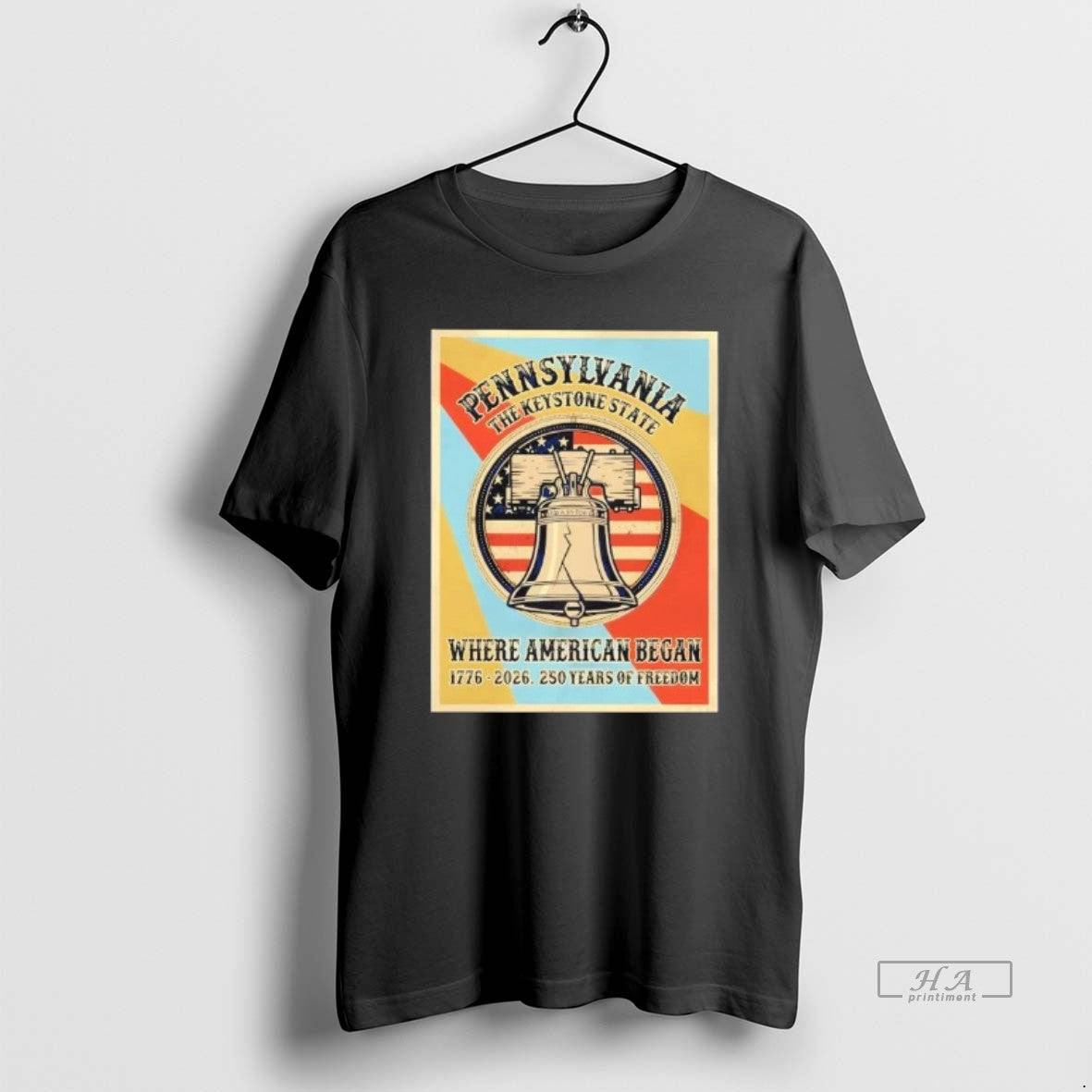 Official Pennsylvania Keystone State Where American Began 250 Years Freedom T-Shirts, Hoodie, Sweatshirt - T-Shirt, Sweatshirt, Hoodie
