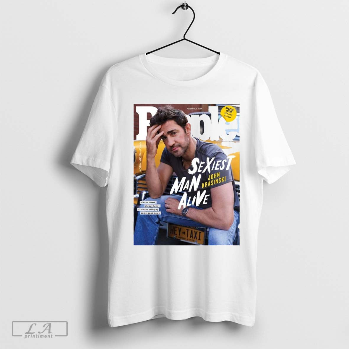 Peoples Man Alive John Krasinski Always Smart Funny Bringing Some Good News Poster T-Shirts, Hoodie, Sweatshirt - T-Shirt, Sweatshirt, Hoodie