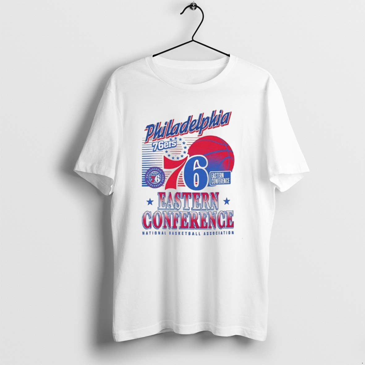 Official Philadelphia 76ers Nba Eastern Conference Logo Ball T-Shirts, Hoodie, Sweatshirt - T-Shirt, Sweatshirt, Hoodie