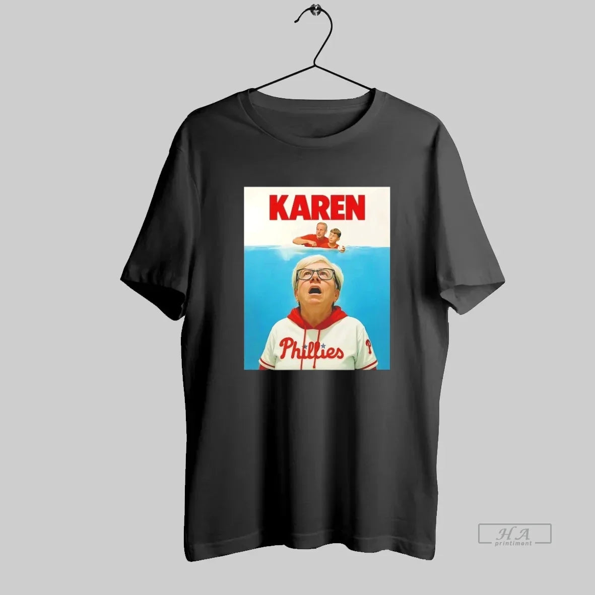 Official Phillies Karen Jaws Parody T-Shirts, Hoodie, Sweatshirt - T-Shirt, Sweatshirt, Hoodie