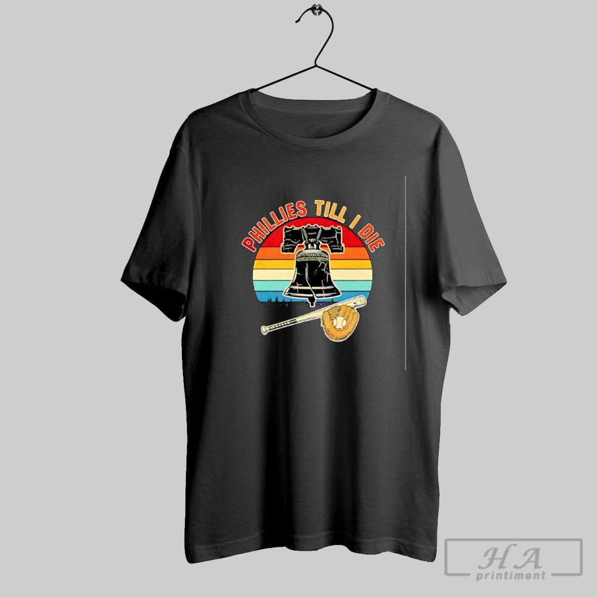 Official Phillies Till I Die Baseball Bat Glove Vintage Liberty Bell T-Shirts, Hoodie, Sweatshirt - T-Shirt, Sweatshirt, Hoodie