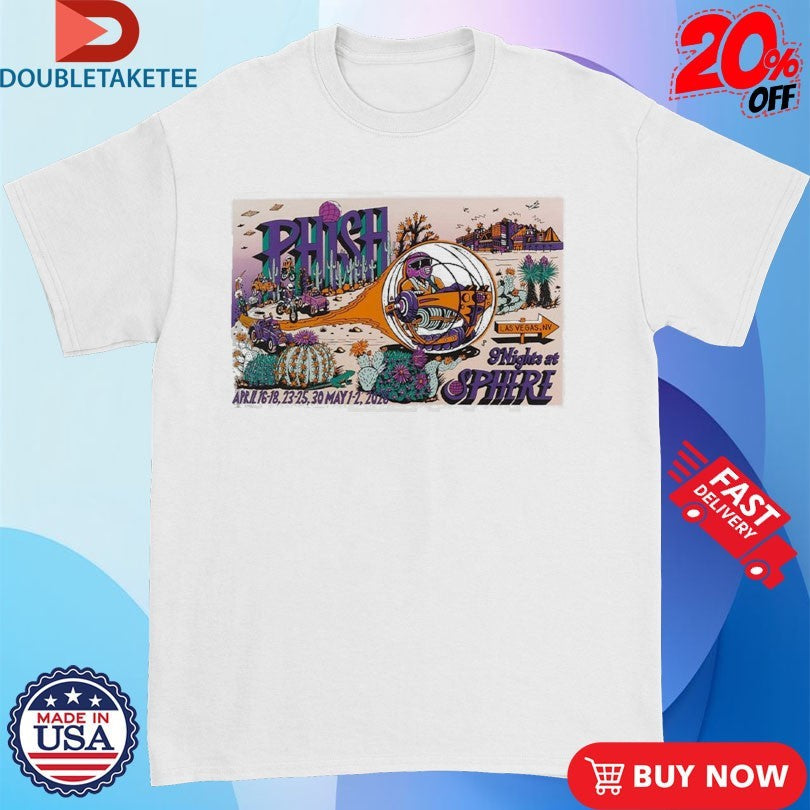 Phish Las Vegas Second Weekend Gig Poster Wild Grape Colorway 9 Night At Sphere From April 16 To May 2 2026 Shirts - T-Shirt, Sweatshirt, Hoodie