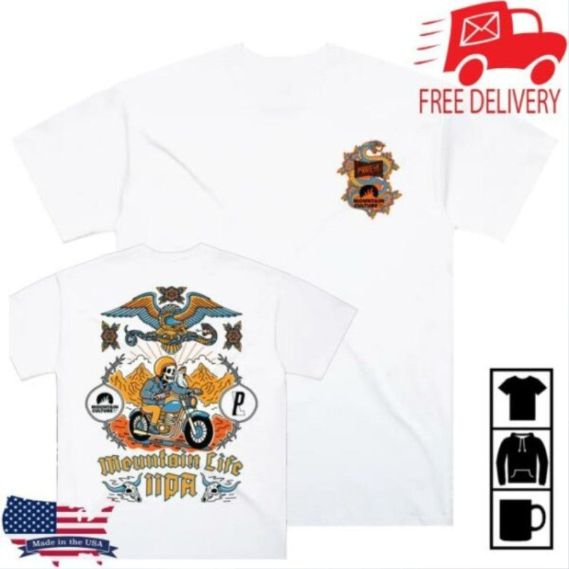 Pirate Life Mountain Life Iipa T-Shirts Unisex T-shirt, Sweatshirt, Hoodie, Long Sleeve Tee - T-Shirt, Sweatshirt, Hoodie