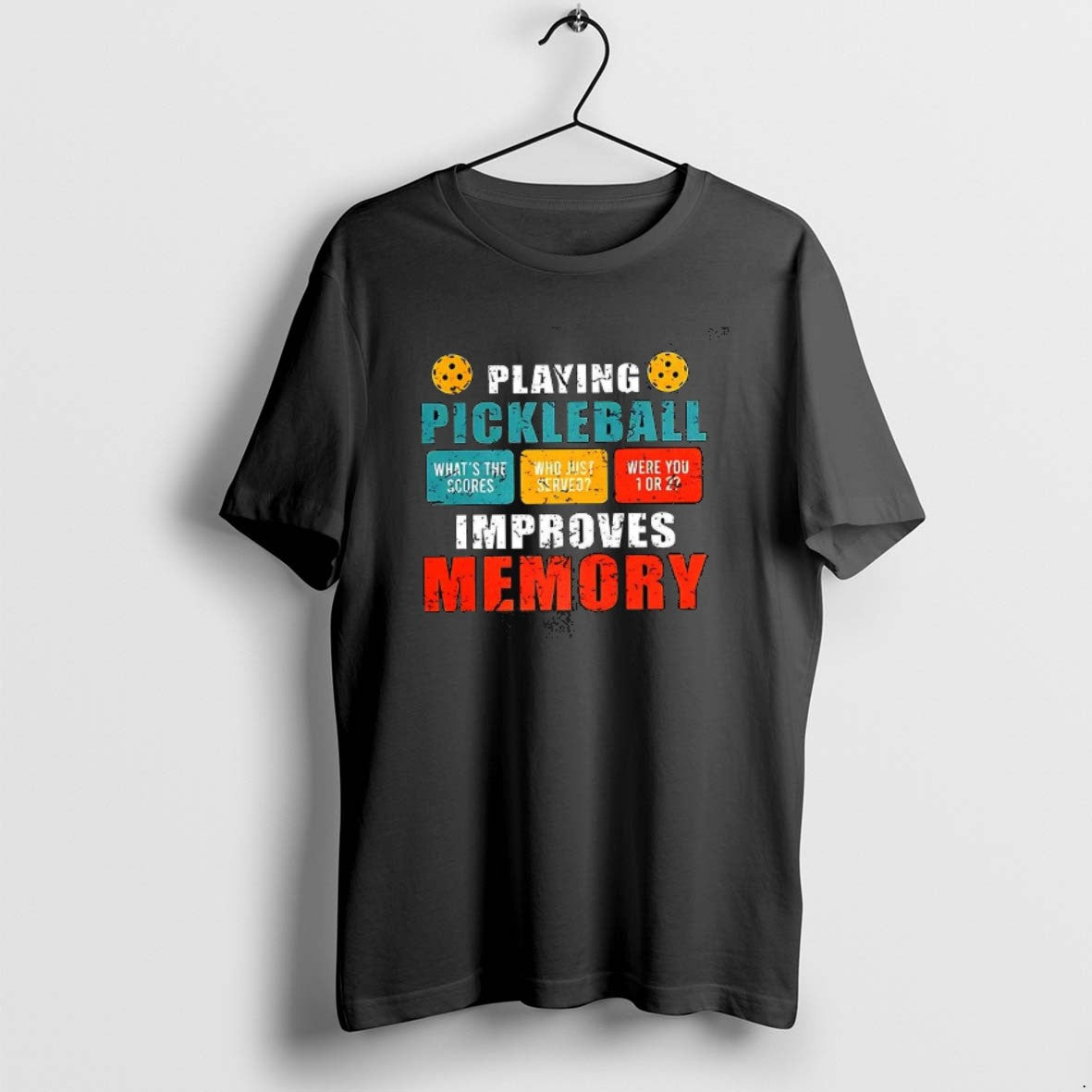 Official Playing Pickleball Improves Memory Whats Saucers Vintage T-Shirts, Hoodie, Sweatshirt - T-Shirt, Sweatshirt, Hoodie