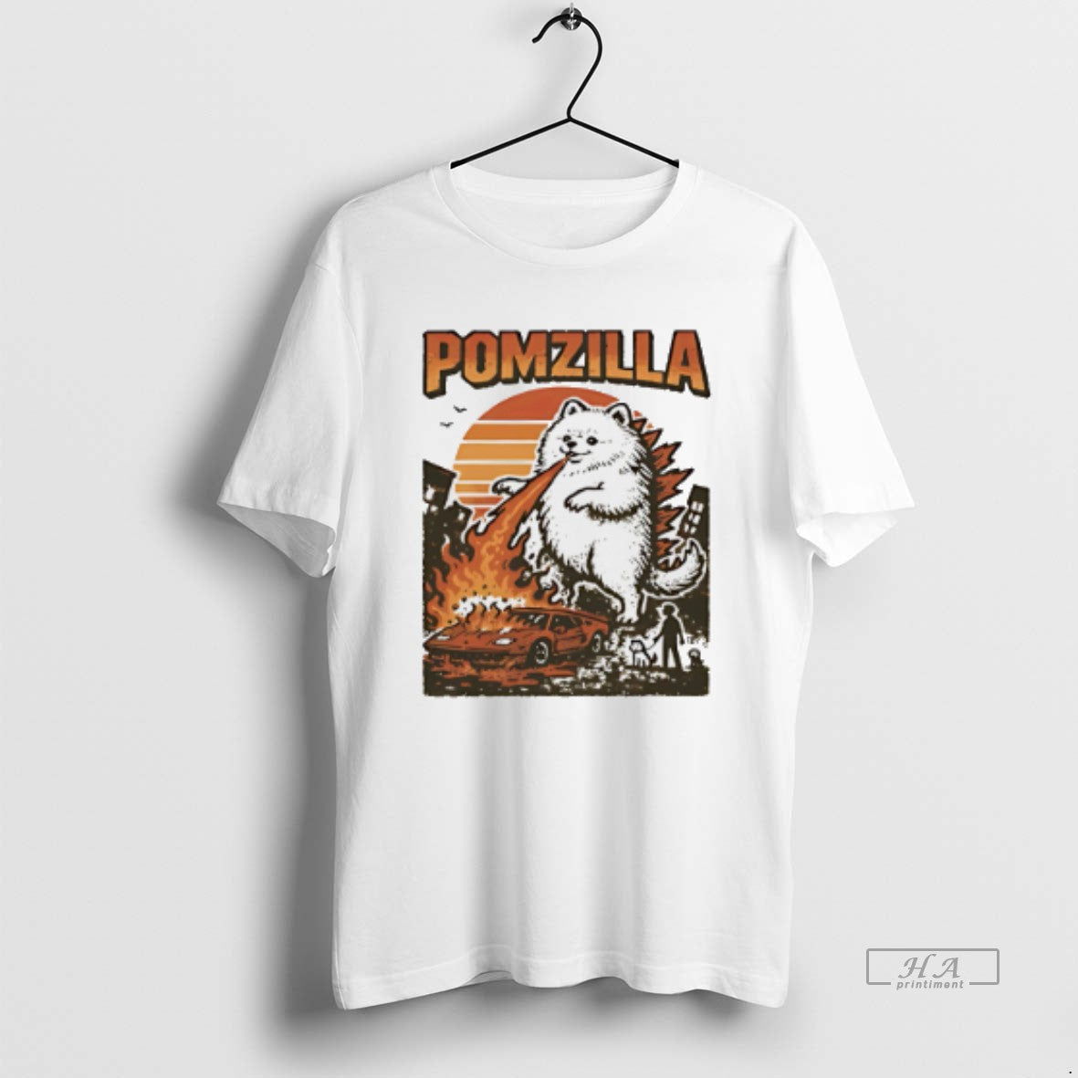 Official Pomeranian Godzilla Funny T-Shirts, Hoodie, Sweatshirt - T-Shirt, Sweatshirt, Hoodie