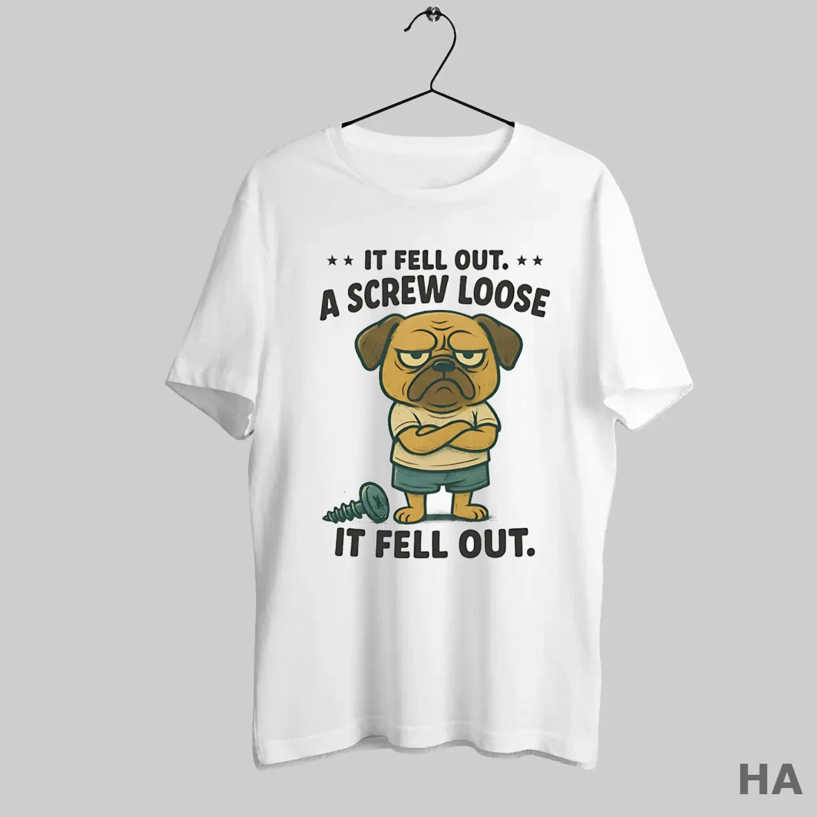 Official Pug If Fell Out Screw Loose Fell Out T-Shirts, Hoodie, Sweatshirt - T-Shirt, Sweatshirt, Hoodie