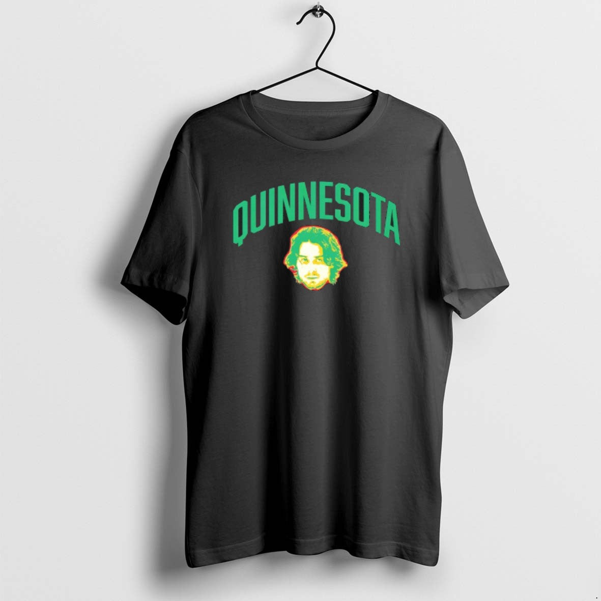 Official Quinn Hughes Minnesota Wild Quinnesota Big Head T-Shirts, Hoodie, Sweatshirt - T-Shirt, Sweatshirt, Hoodie