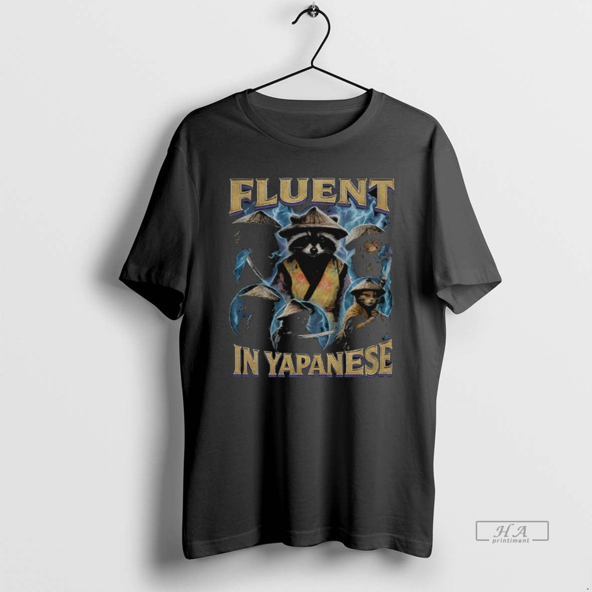 Official Raccoon Fluent Yapanese Meme T-Shirts, Hoodie, Sweatshirt - T-Shirt, Sweatshirt, Hoodie