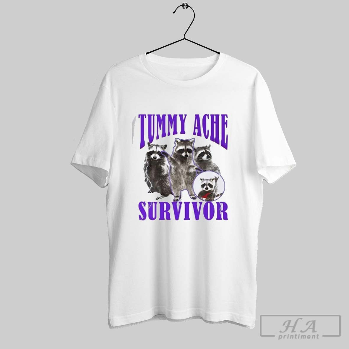Official Raccoon Rock Tummy Ache Survivor T-Shirts, Hoodie, Sweatshirt - T-Shirt, Sweatshirt, Hoodie