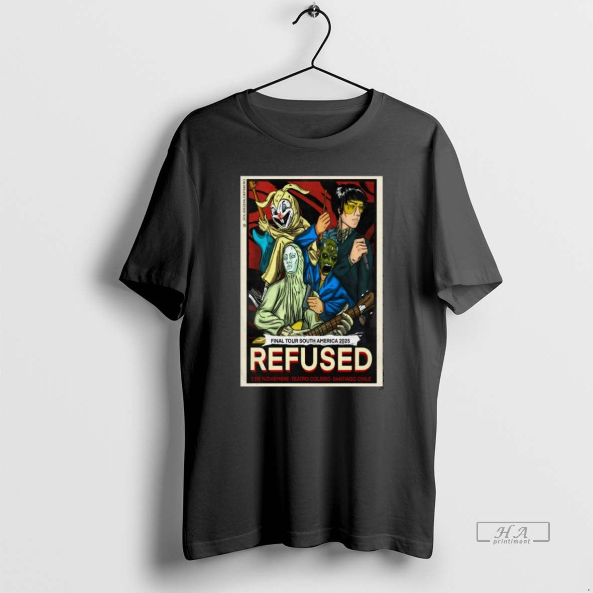 Official Refused Nov 3 2025 Teatro Coliseo Santiago Chile T T-Shirts, Hoodie, Sweatshirt - T-Shirt, Sweatshirt, Hoodie