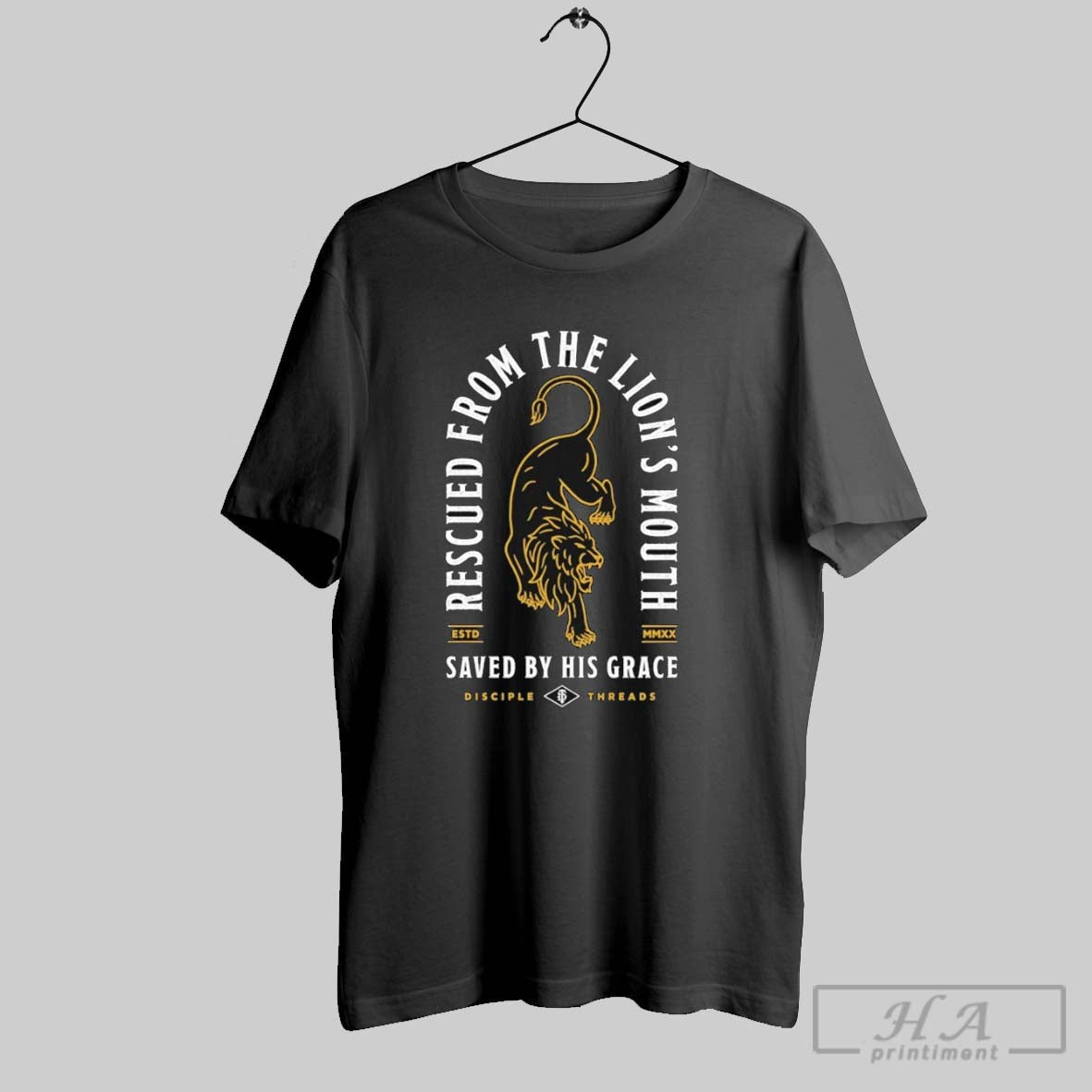 Official Rescued Lions Mouth Saved His Grace Rescued Disciple Threads T-Shirts, Hoodie, Sweatshirt - T-Shirt, Sweatshirt, Hoodie