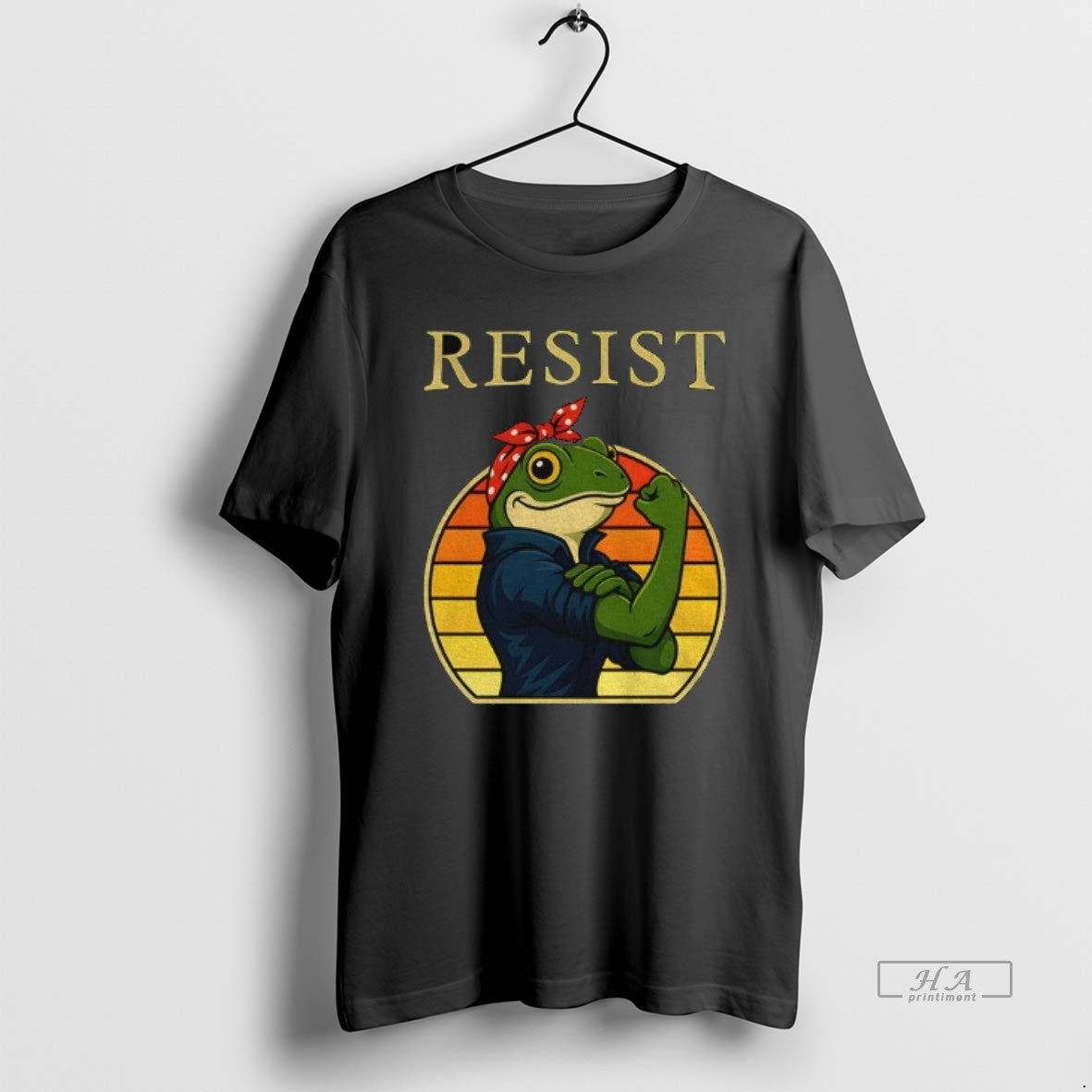 Official Resist Frog Portland Rosie Riveter Funny Political T-Shirts, Hoodie, Sweatshirt - T-Shirt, Sweatshirt, Hoodie