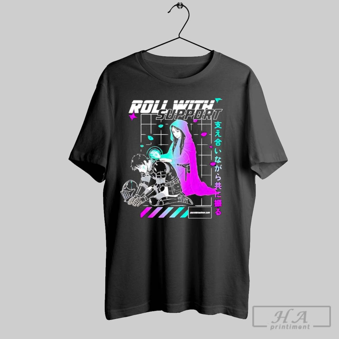 Official Roll Support Retrowave T-Shirts, Hoodie, Sweatshirt - T-Shirt, Sweatshirt, Hoodie